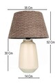 Lampa de masa, Opviq, 687HMY2490, Maro / Crem