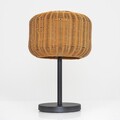 Lampa de masa, Opviq, 701CHD1570, Negru / Stejar
