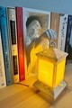 Suport de cărți din plastic, My Sterious, 15x10x21 cm, Alb