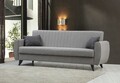 Canapea extensibila 3 locuri, Atelier del Sofa, 730MST1201, Gri deschis