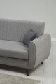 Canapea extensibila 3 locuri, Atelier del Sofa, 730MST1201, Gri deschis