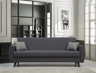 214x86x77 cm, Gri inchis