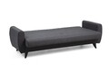 Canapea extensibila 3 locuri, Atelier del Sofa, 730MST1204, Gri inchis