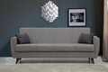 Canapea extensibila 3 locuri, Atelier del Sofa, 730MST1209, Gri deschis