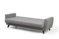 Canapea extensibila 3 locuri, Atelier del Sofa, 730MST1209, Gri deschis