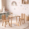 Set masa si scaun pentru copii, Hanah Home, Tavsan, Maro