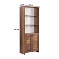 Corp biblioteca, Hanah Home, Panjur, 70x180x33 cm, Maro