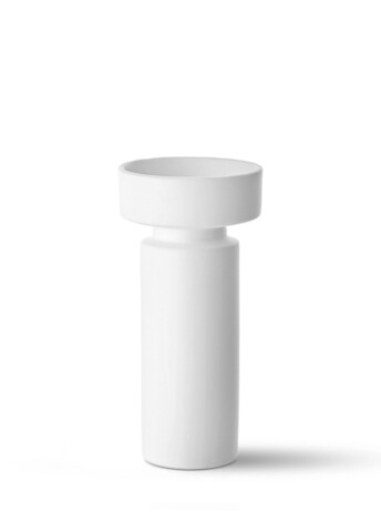 Suport lumanare, DKR0467, 13x13x30 cm, Alb