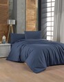 Lenjerie de pat pentru o persoana Single XXL (DE), L'essentiel Maison, Dark Blue, Albastru inchis