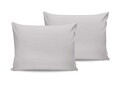 Set de fețe de pernă din satin (2 piese), L'essentiel Maison, De Light Grey, Gri deschis