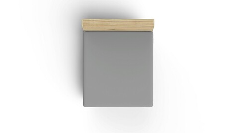 Cearceaf de pat cu elastic Ranforce Single (FR) (IT) (ES) (DE), L'essentiel Maison, Dark Grey, Gri inchis