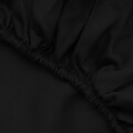 Cearceaf de pat cu elastic Satin Single (FR) (IT) (ES) DE), L'essentiel Maison, De Black, Negru