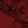 Cearceaf de pat cu elastic Satin Single (FR) (IT) (ES) DE), L'essentiel Maison, De Maroon, Maro