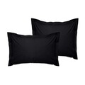 Set 2 fete de perna Oxford Satin (EU) (IT), L'essentiel Maison, De Black, Negru