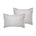 Set 2 fete de perna Oxford Satin (EU) (IT), L'essentiel Maison, De Light Grey, Gri deschis