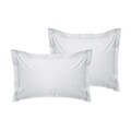 Set 2 fete de perna Oxford Satin (EU) (IT), L'essentiel Maison, De White, Alb
