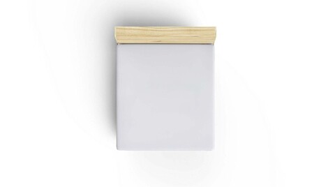 Cearceaf de pat cu elastic Ranforce Single Large (FR), L'essentiel Maison, White, Alb