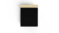 Cearceaf de pat cu elastic Ranforce Single Large (FR), L'essentiel Maison, Black, Negru