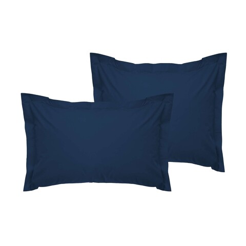 Set 2 fete de perna Oxford Satin (FR), L'essentiel Maison, De Petrol Blue, Albastru petrol