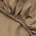Cearceaf de pat cu elastic Ranforce Single (DE), L'essentiel Maison, Light Brown, Maro deschis