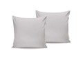 Set 2 fete de perna Satin (FR), L'essentiel Maison, De Light Grey, Gri deschis