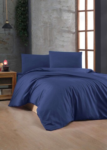 Lenjerie de pat dubla Super King (EU) (IT), L'essentiel Maison, Sax Blue, Albastru