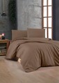 Lenjerie de pat dubla Super King (EU) (IT), L'essentiel Maison, Brown, Maro