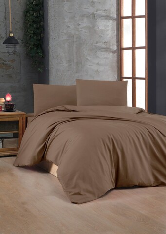 Lenjerie de pat dubla King (FR), L'essentiel Maison, Brown, Maro