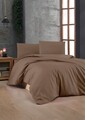 Lenjerie de pat dubla King (FR), L'essentiel Maison, Brown, Maro