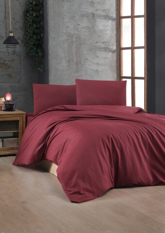 Lenjerie de pat dubla (DE), L'essentiel Maison, Maroon, Maro