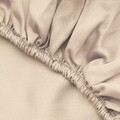 Cearceaf de pat cu elastic Satin Queen (DE), L'essentiel Maison, De Beige, Bej
