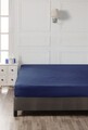 Cearceaf de pat cu elastic Ranforce Single XL (DE), L'essentiel Maison, Sax Blue, Albastru