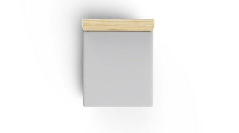 Cearceaf de pat cu elastic Ranforce Single XL (DE), L'essentiel Maison, Grey, Gri