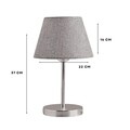 Lampa de masa, Opviq, 780SGN2108, Gri