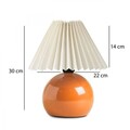 Lampa de masa, Opviq, 780SGN2158, Cremă / Portocală