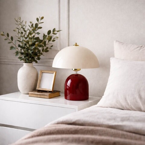 Lampa de masa, Opviq, 780SGN2180, Rosu