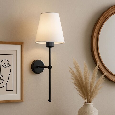 Aplica de perete, Opviq, 780SGN2710, Crem/Negru