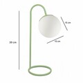 Lampa de masa, Opviq, 780SGN4694, Verde menta