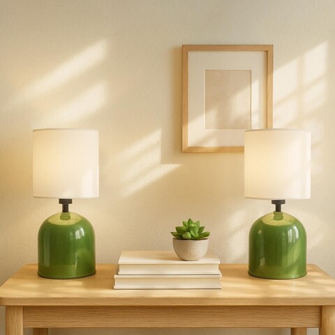 Set de lămpi de masă, Opviq, 780SGN4746, Crem / Galben