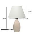 Lampa de masa, Opviq, 780SGN4776, Crem