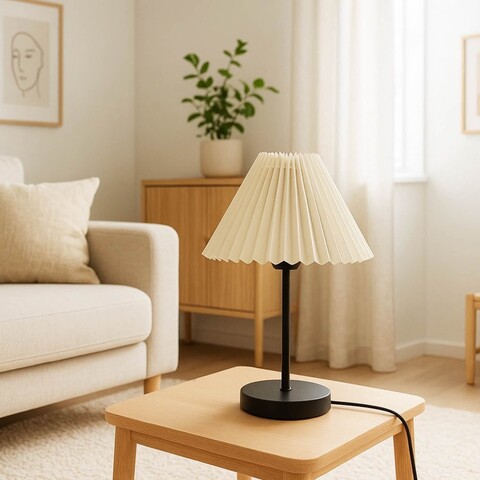 Lampa de masa, Opviq, 780SGN4777, Crem