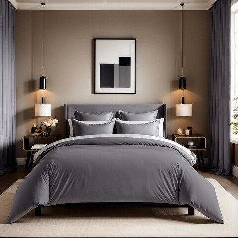 Husa de pilota Ranforce Single XXL (DE), L'essentiel Maison, Tonne Grise, Gri