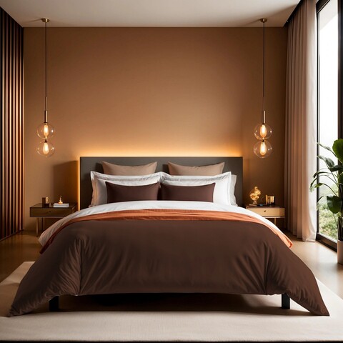 Husa de pilota Ranforce Single XXL (DE), L'essentiel Maison, Tonne Brune, Maro inchis