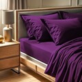 Cearceaf de pat dublu, L'essentiel Maison, Tonne Viole, Mov