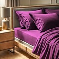 Cearceaf de pat dublu, L'essentiel Maison, Tonne Viole, Mov