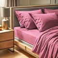 Cearceaf de pat dublu, L'essentiel Maison, Tonne Rosse, Roz prafuit
