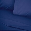 Cearceaf de pat dublu, L'essentiel Maison, Tonne Bleue, Albastru inchis