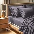 Cearceaf de pat dublu, L'essentiel Maison, Tonne Grise, Gri