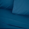 Cearceaf de pat cu elastic Ranforce Super King (FR) (IT) (ES) (DE), L'essentiel Maison, Tonne Marie, Albastru petrol