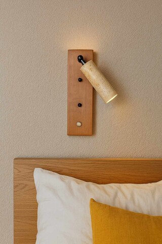 Aplica de perete, Opviq, 823OLY1139, Bej / Stejar